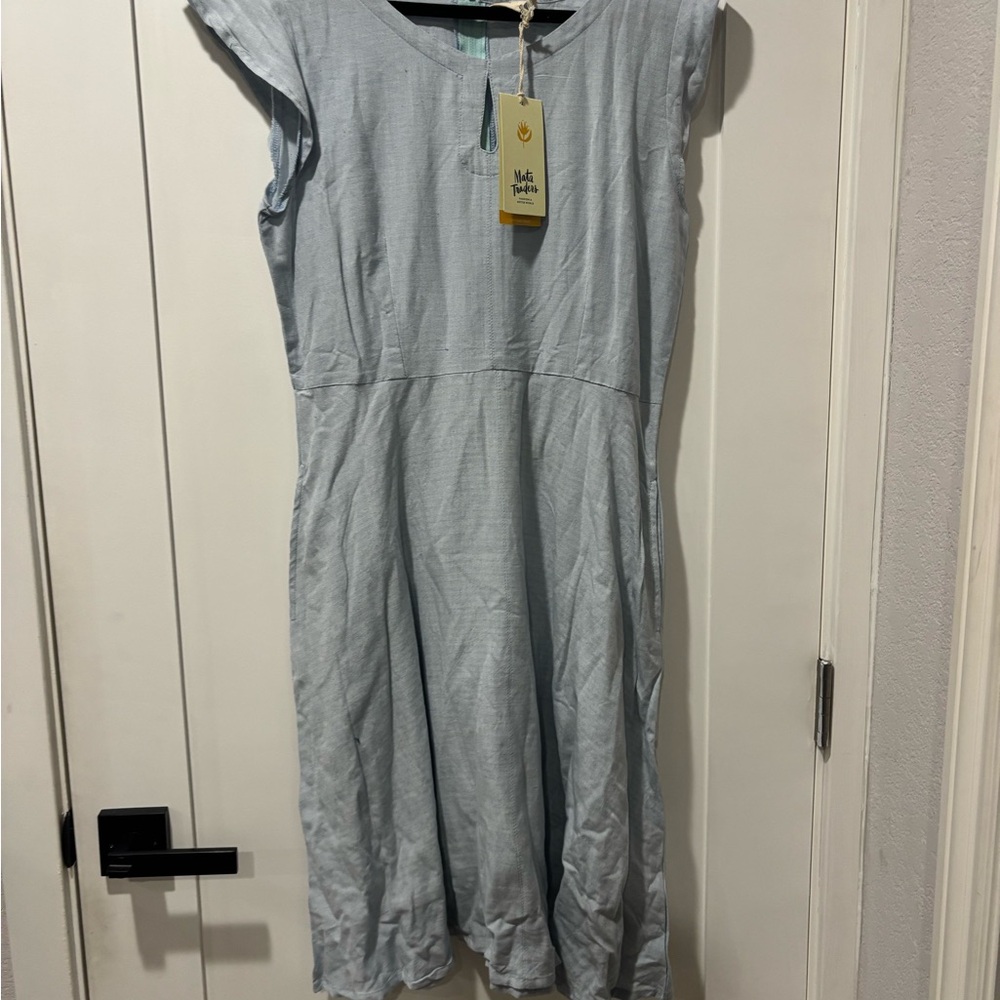 Mata Traders Sky Blue Dress